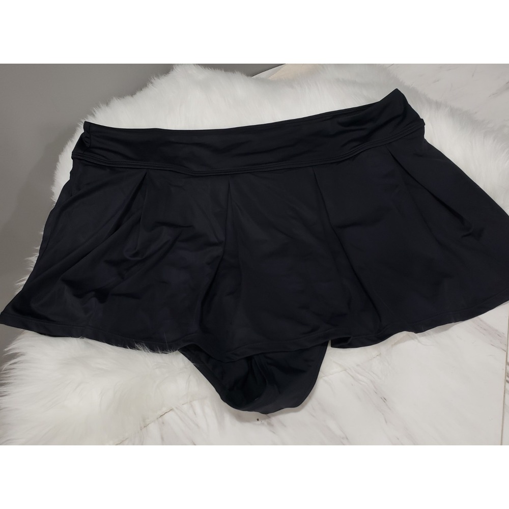 NEW SIZE 3XL SWIM BOTTOMS SKIRT BEACH BLACK BAY KILLSTAR SOLID BIKINI